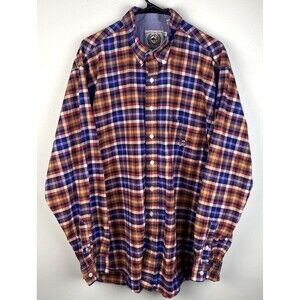 Cinch White Label Shirt‎ Mens XL Plaid Western Button Cowboy Cotton Long Sleeve